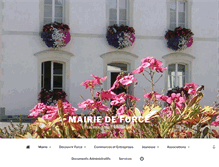 Tablet Screenshot of mairie-force53.fr